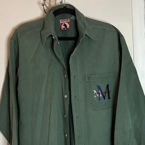 Men's Green Shirt by Mickey & Co.